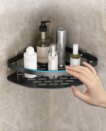 Support De Rangement D'angle (1 Pièce) De Salle De Bain Sans Poinçonnage