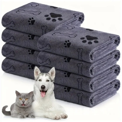 Serviette de bain pour animaux